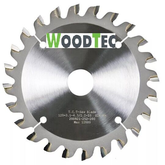 Пила подрезная коническая WoodTec ф80х20х3,1-4,3 Z=12 KON